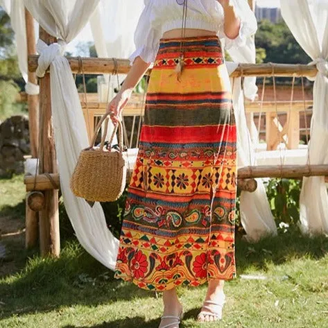 Avery Long skirt with Blouse