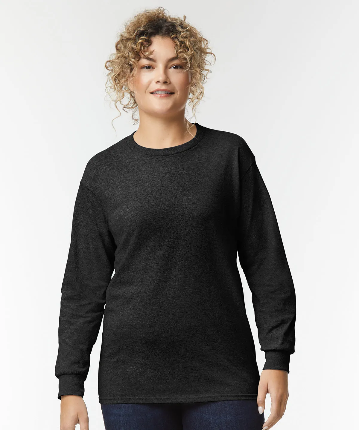Charcoal*† - Ultra Cotton™ adult long sleeve t-shirt