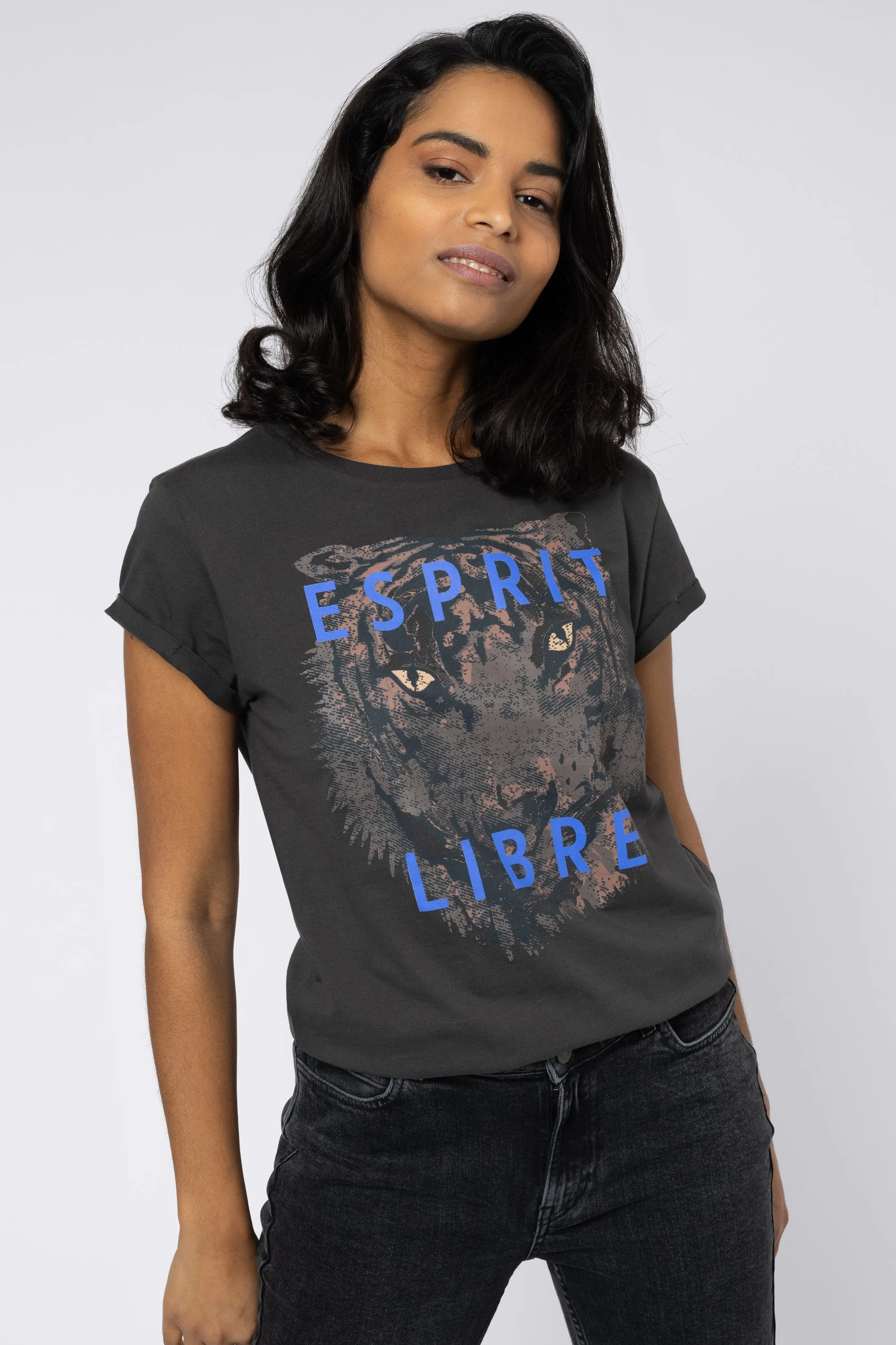 Espirit Libre Tiger T-Shirt Neat Fit
