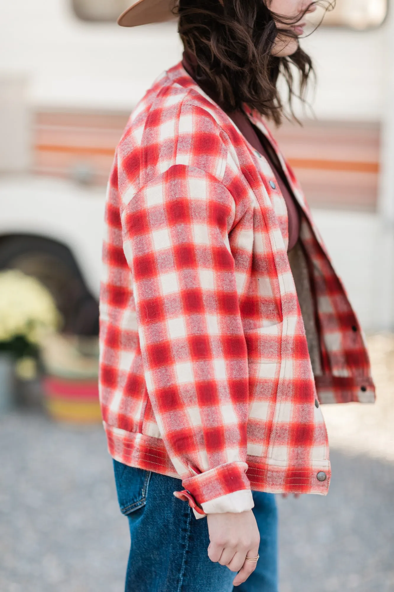 Harper Plaid Coat