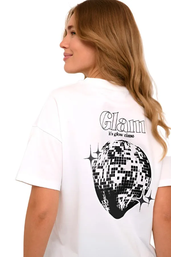 Kaffe Womens Failla T-Shirt Optical White