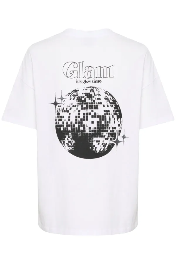 Kaffe Womens Failla T-Shirt Optical White