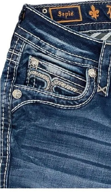 Rock Revival Sepia Straight Leg Jeans