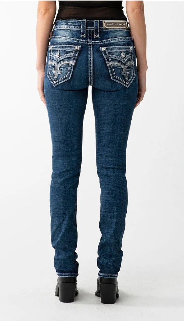 Rock Revival Sepia Straight Leg Jeans