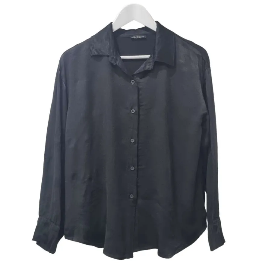 Shae long sleeve silky shirt