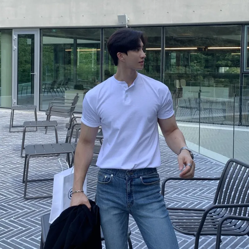Simple Henry T -shirt or1876
