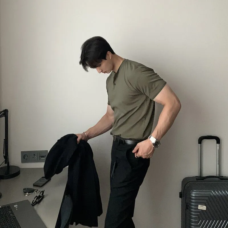 Simple Henry T -shirt or1876