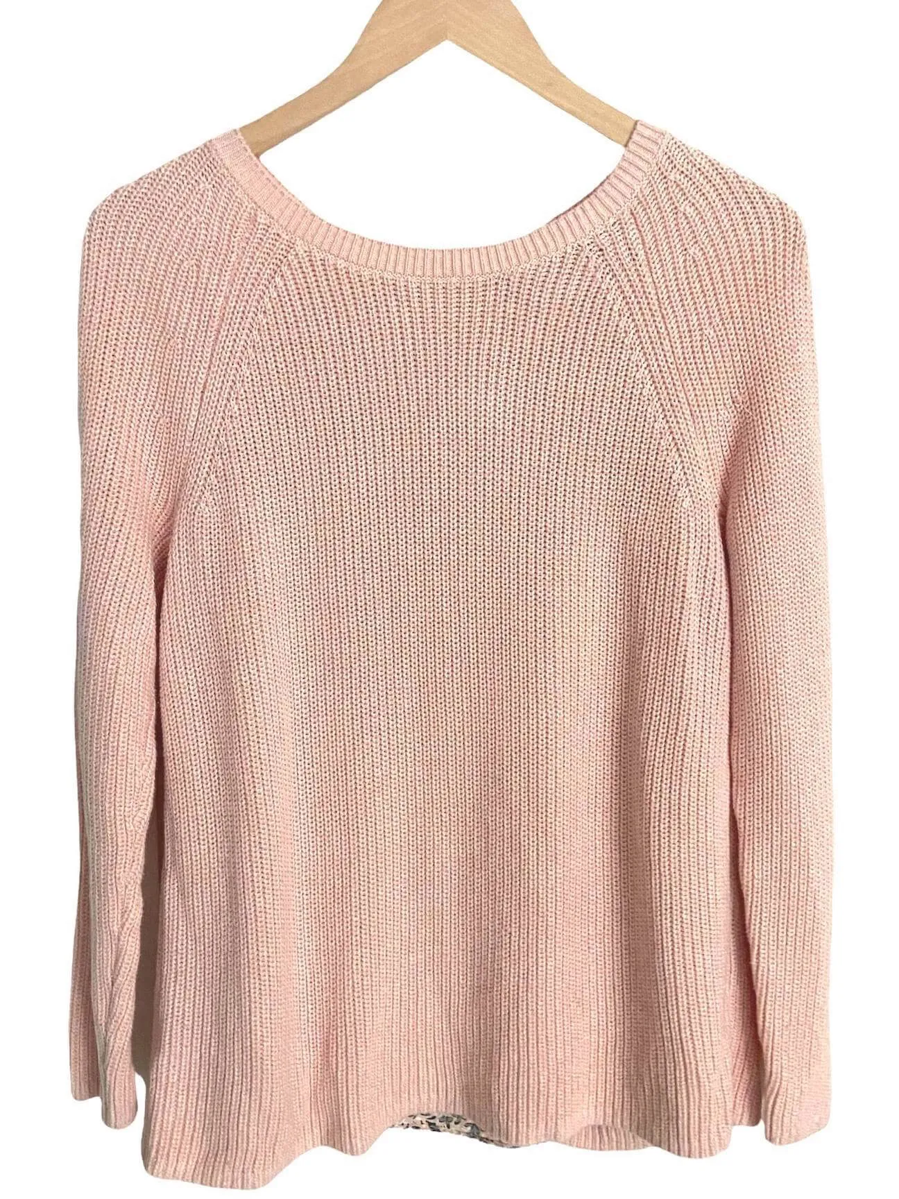 Soft Autumn Desert Rose Tie Back Sweater