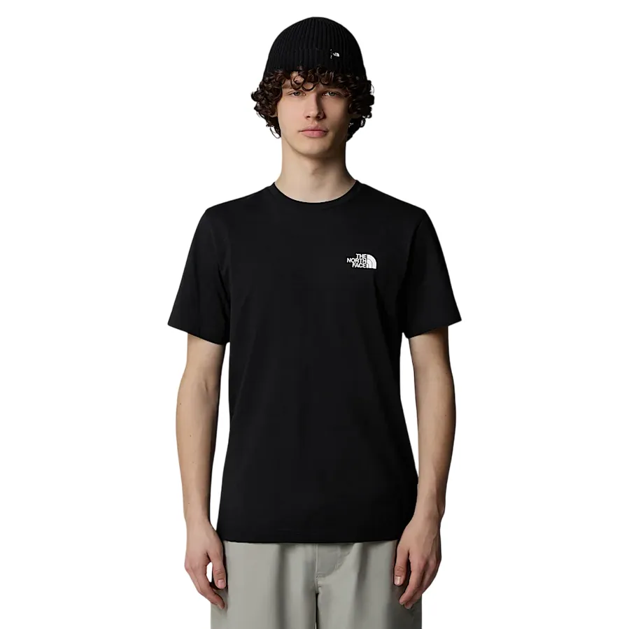 The North Face maglietta manica corta da uomo Simple Dome NF0A87NGJK3 nero